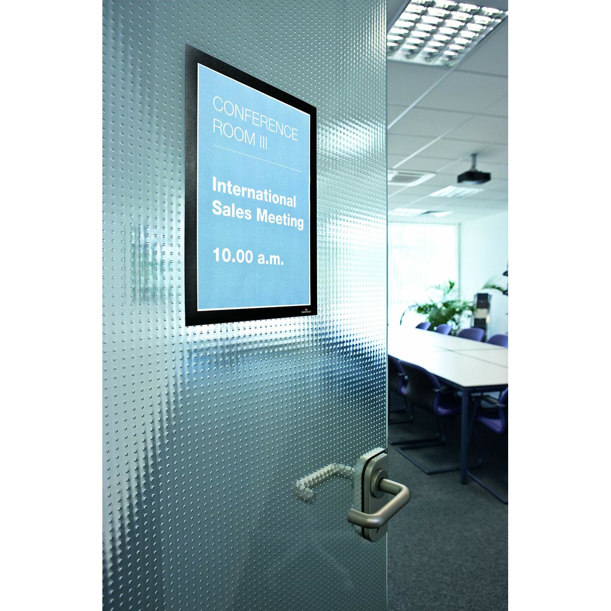Informationsram Durable Svart Transparent Magnetic 2 Delar (2 antal)